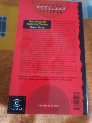 Libro Aventuras de Robinson Crusoe