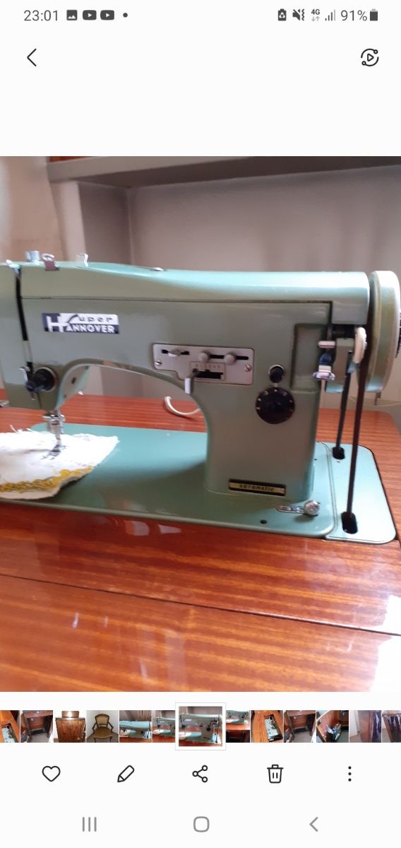 macchina da cucire Super Hannover vintage 