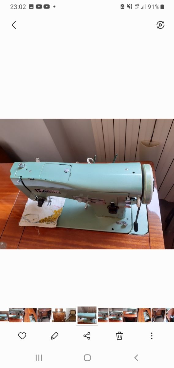 macchina da cucire Super Hannover vintage 