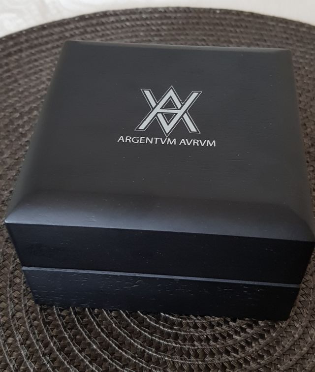 Anillo plata oro diamantes nuevo