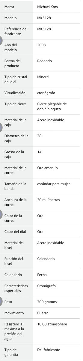 Reloj Michael Kors MK5128.