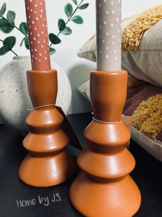 2 Portavelas + velas