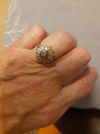 CONJUNTO DE PENDIENTES Y ANILLO DE ORO  VITANGE RE