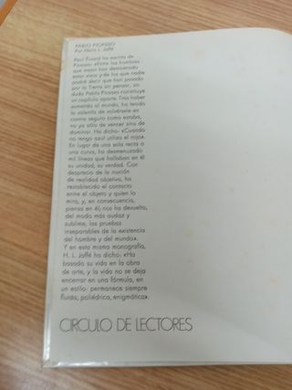 Pablo Picasso Hans L. Jaffe  del circulo de lector