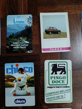 27 calendários de várias marcas-anos 90