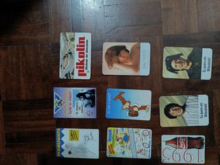 27 calendários de várias marcas-anos 90
