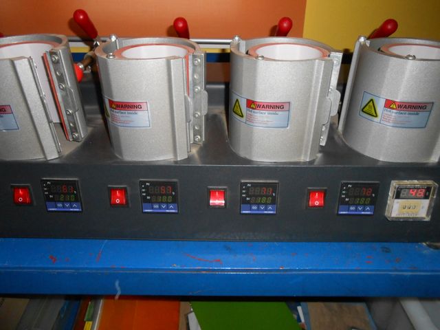 Prensa térmica 5 tazas sublimación