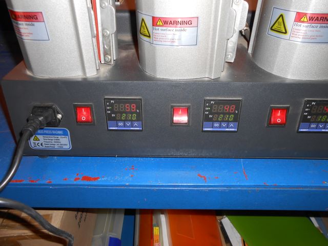 Prensa térmica 5 tazas sublimación