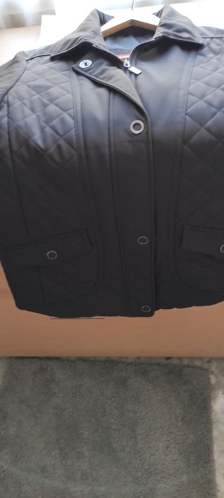 CHAQUETA MUJER MARRON 3 CUARTOS NUEVA