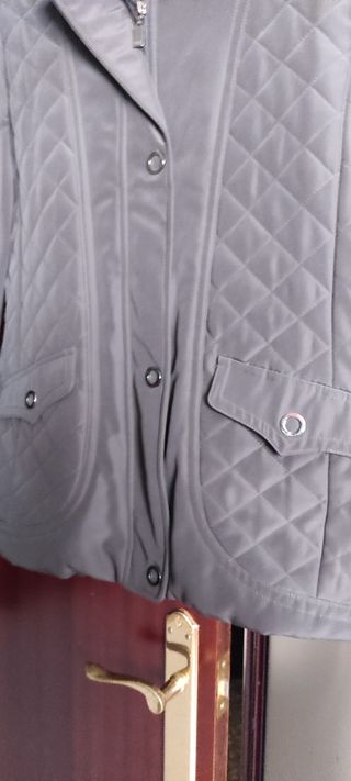 CHAQUETA MUJER MARRON 3 CUARTOS NUEVA