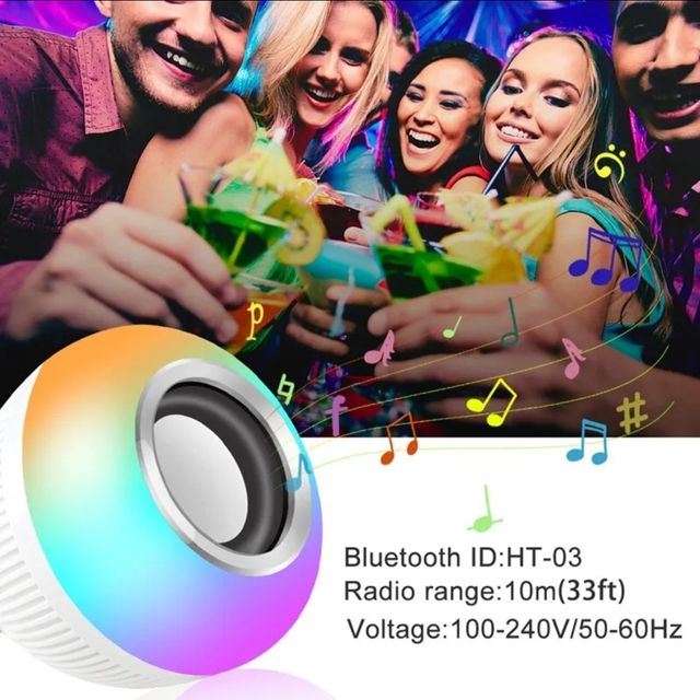 ✅️Bombilla música Led colores✅️