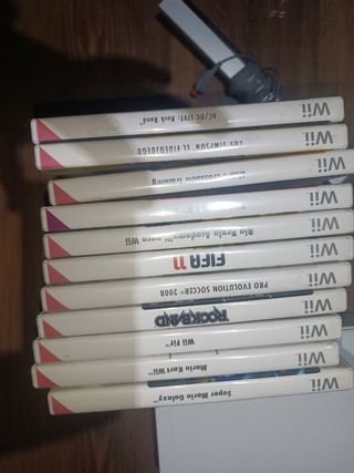 Nintendo Wii con accesorios y juegos