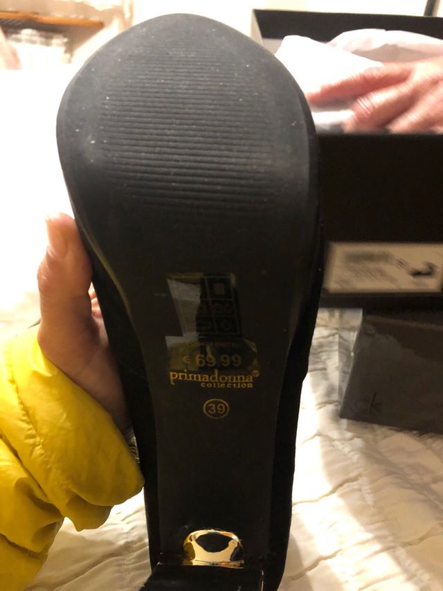 zapatos abotinados tacon