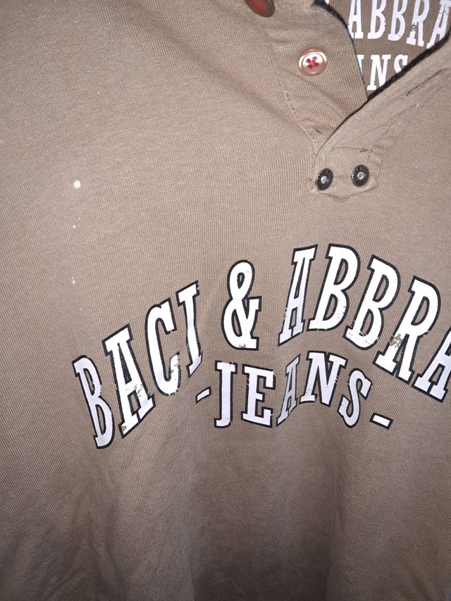 Maglia lunga marrone chiaro Baci & Abbracci XL