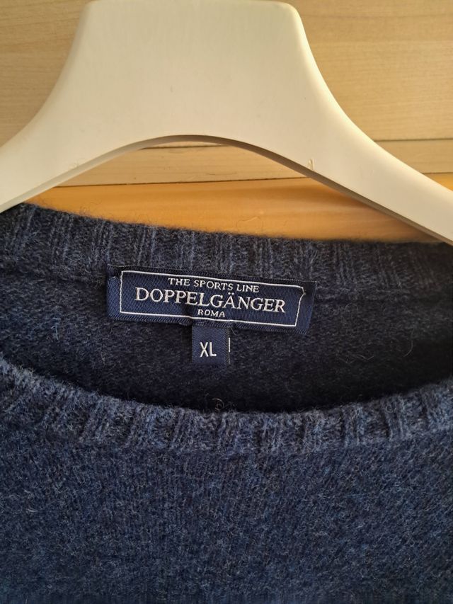 Maglione girocollo blu Doppelganger XL