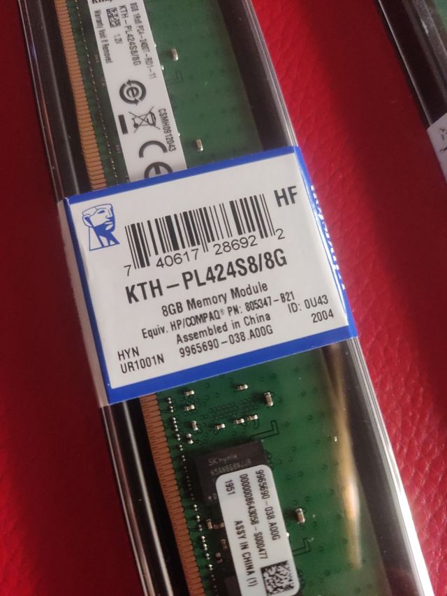 Modulo RAM KINGSTON da 8 GB