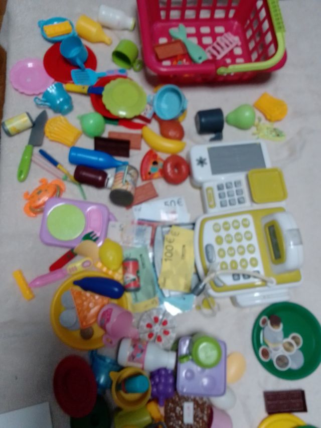 Lote infantil cajero y accesorios
