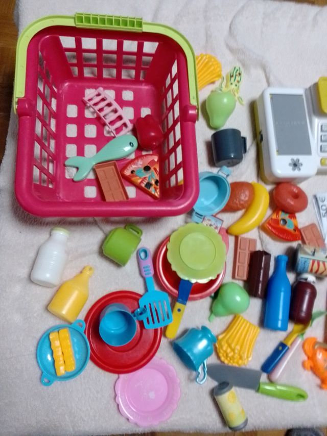 Lote infantil cajero y accesorios