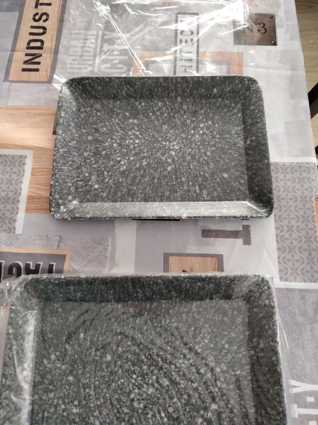 platos rectangulares