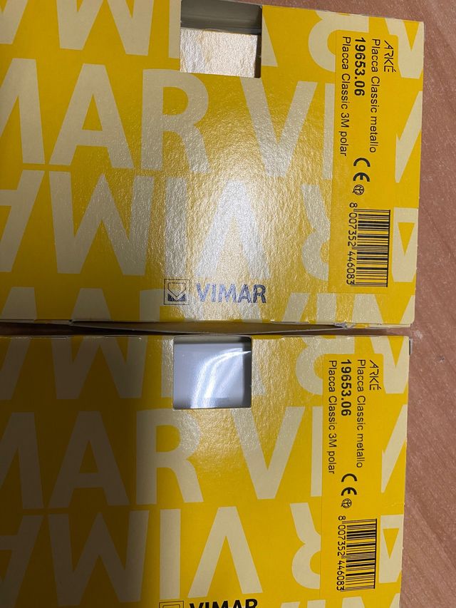 Placche Arkè Vimar 19653.06 3 posti