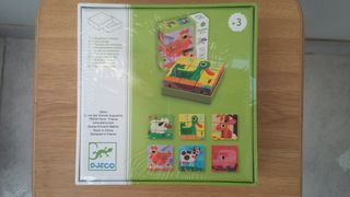 6 puzzles de cubos de madera (NUEVO)