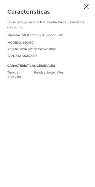 Funda para cuchillos Arcos