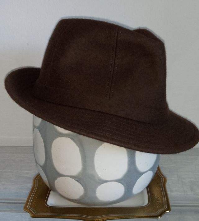 #cappello #uomo #marrone taglia 57