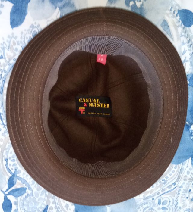 #cappello #uomo #marrone taglia 57