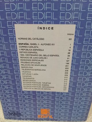 Libros catálogos de sellos y monedas 