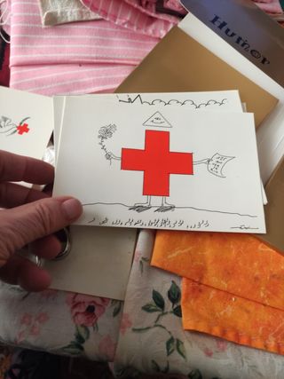 Regalo Fiestas, tarjetas Antiguas