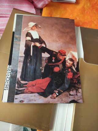 Regalo Fiestas, tarjetas Antiguas