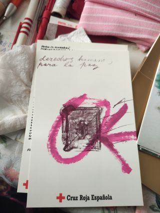 Regalo Fiestas, tarjetas Antiguas