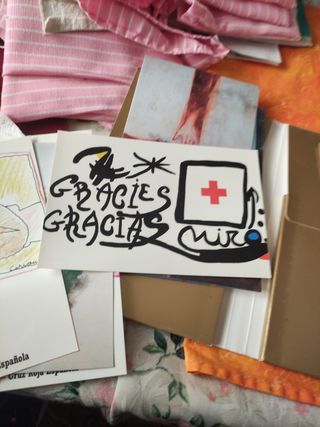 Regalo Fiestas, tarjetas Antiguas