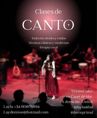 Clases de Canto - Coach - Terapia vocal