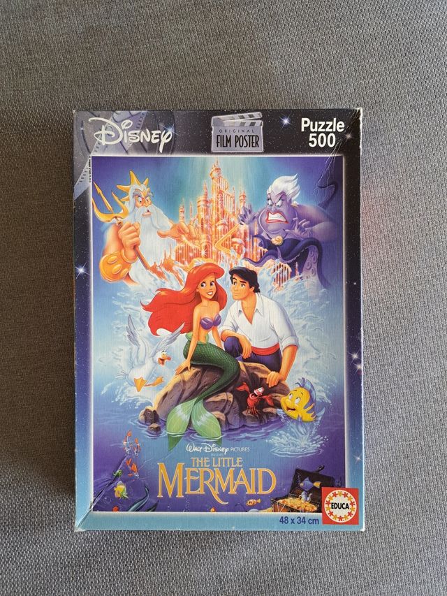 Puzzle Disney Educa de 500 piezas La Sirenita