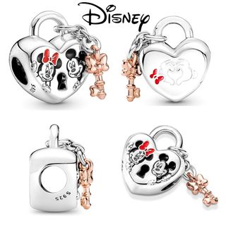 Abalorio mickey corazon 925