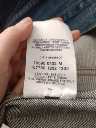 Chaqueta vintage Levi's Strauss Talla M