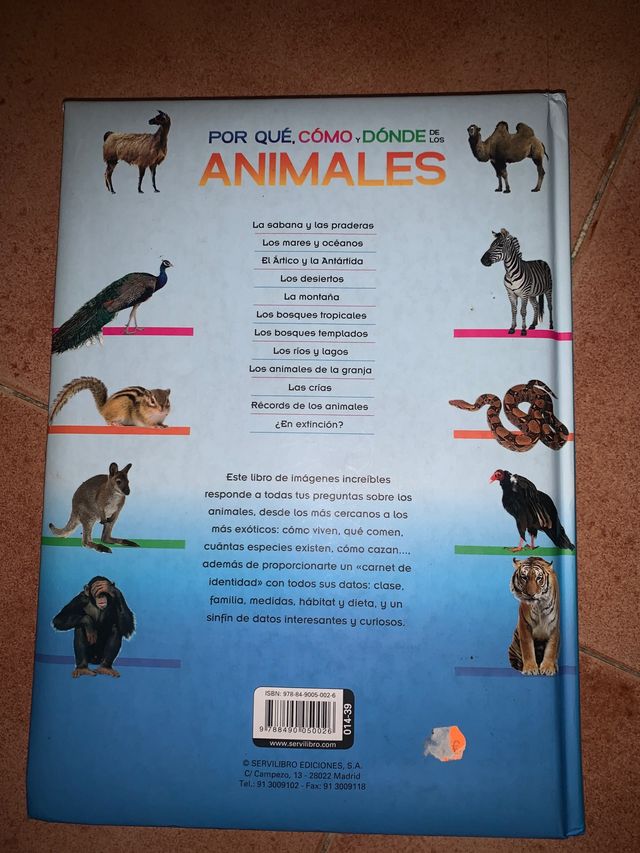 libro de animales 