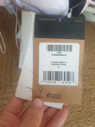 The north face Talla S sin estrenar