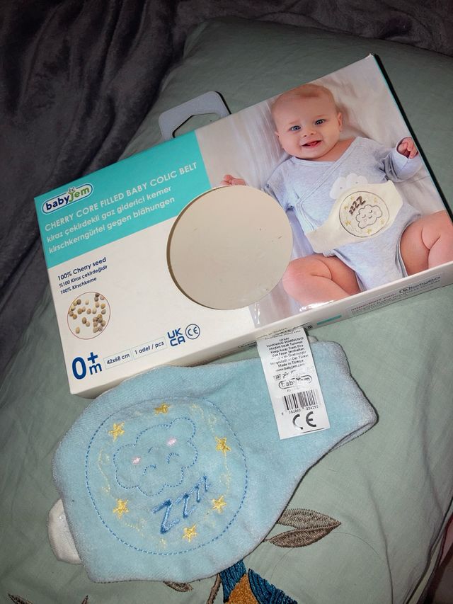 cinturon bebe anti-colico (azul)