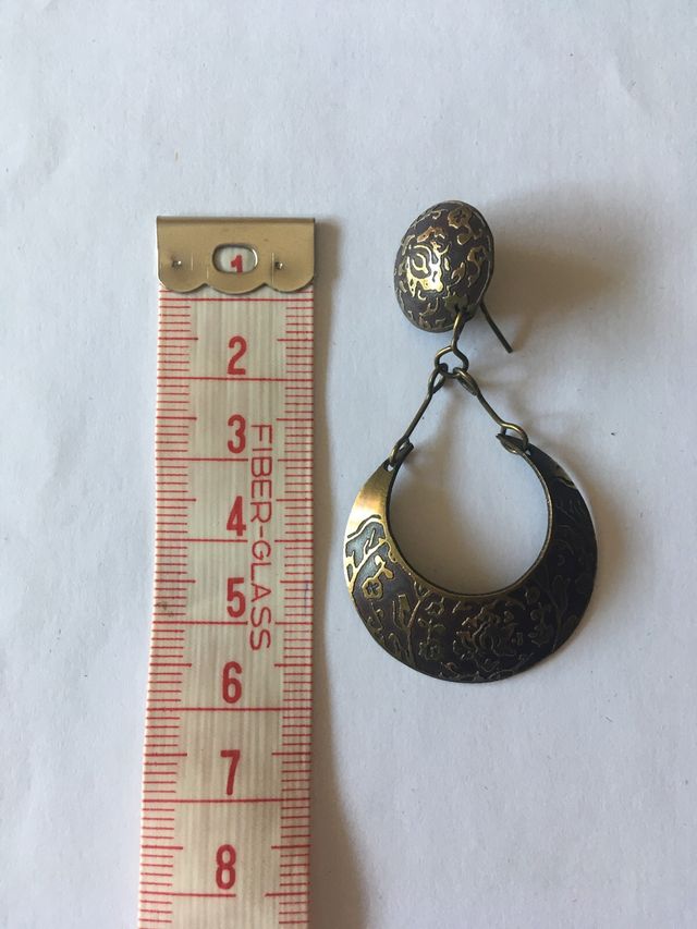 Pendientes Vintage de Latón