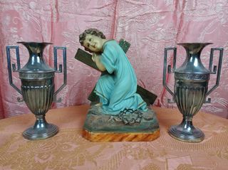 Imagen Antiguo Niño Jesús Pasión Olot S.XIX 29CMS