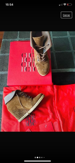 botines carolina herrera