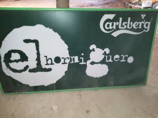 Cartel lumino de 2.20 x 1.10