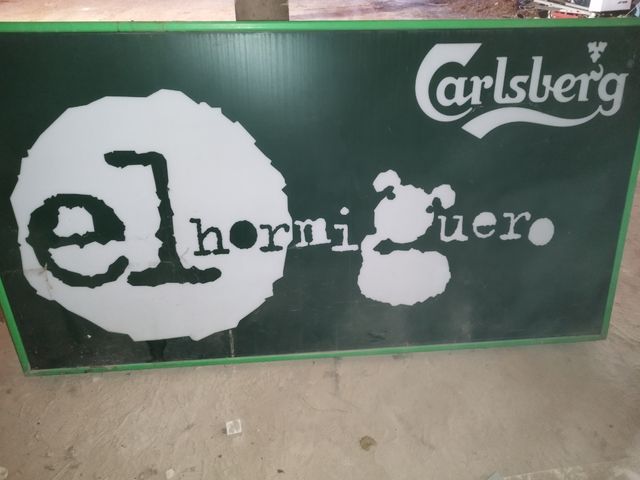 Cartel lumino de 2.20 x 1.10