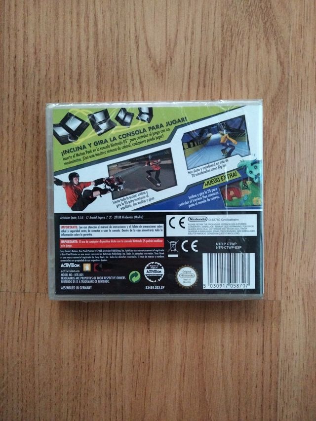 PRECINTADO Tony Hawk's motion NintendoDS
