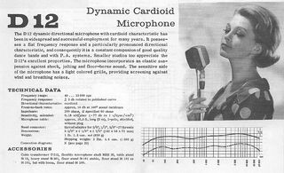 Micrófono Vintage AKG D12