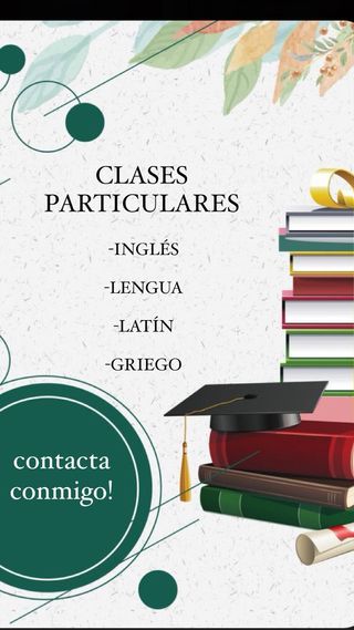PROFESORA DE CLASES PARTICULARES ONLINE/PRESENCIAL