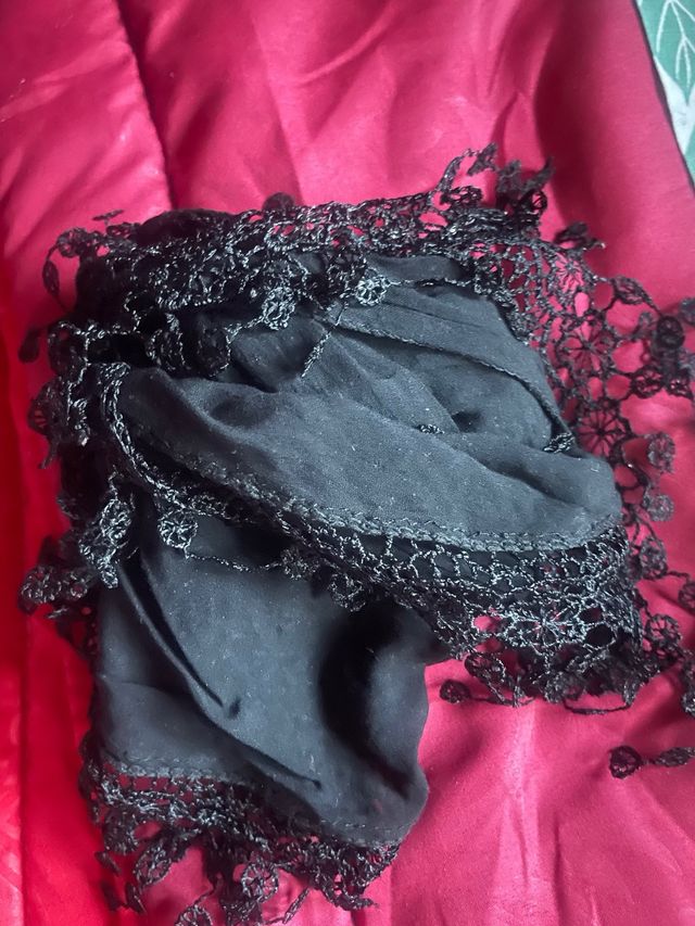 sciarpa leggera nera