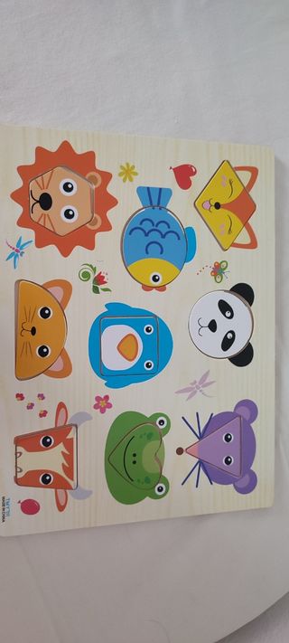 Puzzle animales y formas